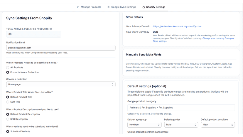 misk product feed