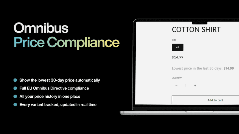 Lowest 30-day price badge shown on a product page