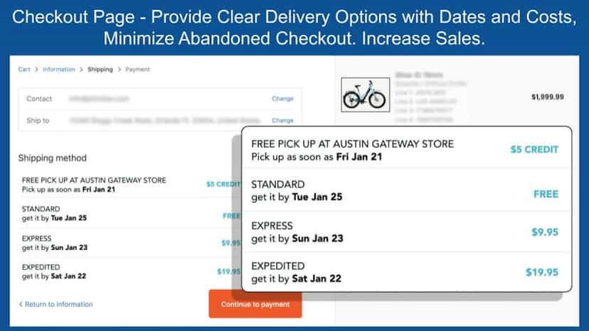 Fenix: Delivery Options on Checkout Reduces Abandoned Checkout
