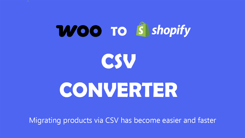 Woo to Shopify CSV Converter