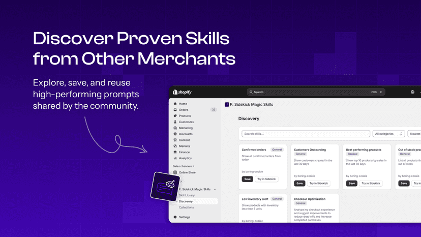 Manage Account in Sidekick Magic Skills