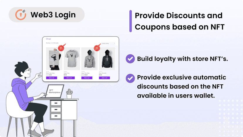 Shopify Web3 Login and NFT Token Gating - Discount and Coupons