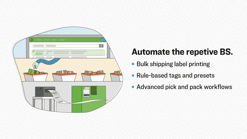 Automate large volume shipping processes