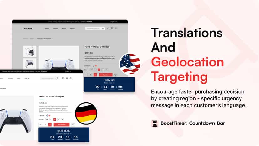 Supports multiple languages and works across all Shopify markets