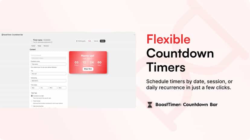 User friendly setting pages
