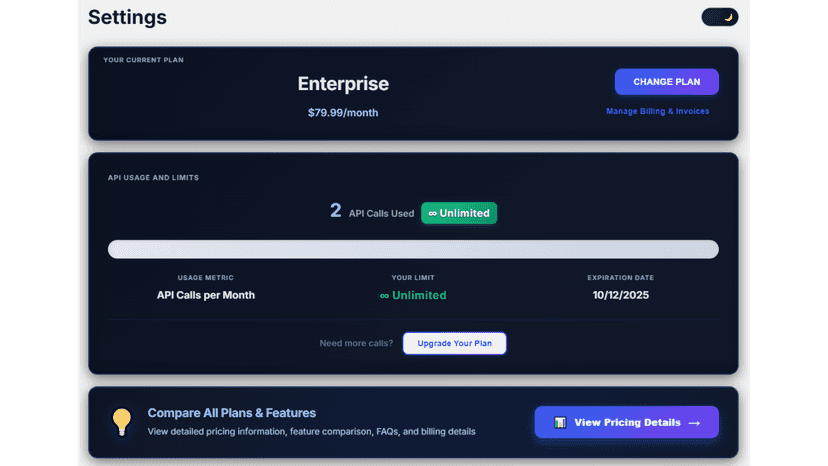 RATE FLOW DYNAMIC PLANS UPDATE