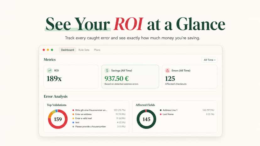 EL Address Validator App Dashboard