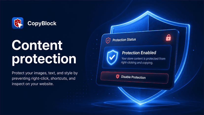 CopyBlock dashboard showing active subscription