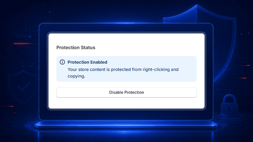 Content protection enabled