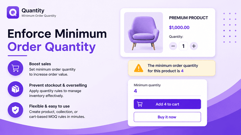 Apply order limits for specific customer groups