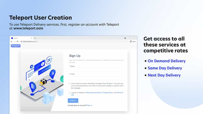 Teleport User Creation