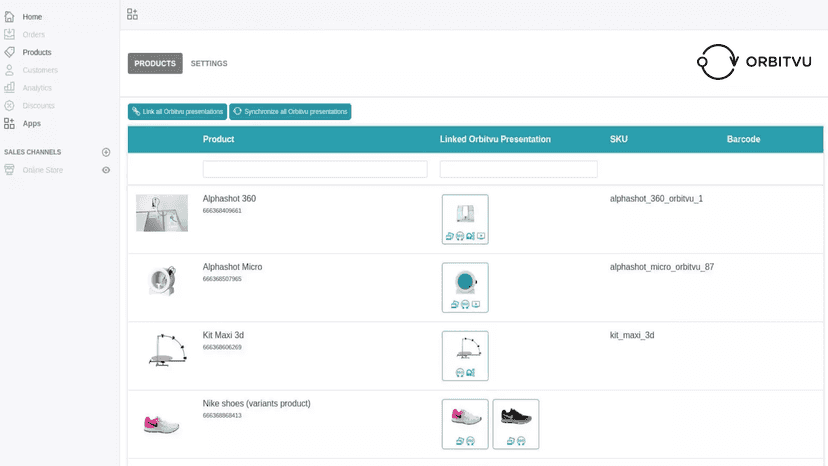 back office - products