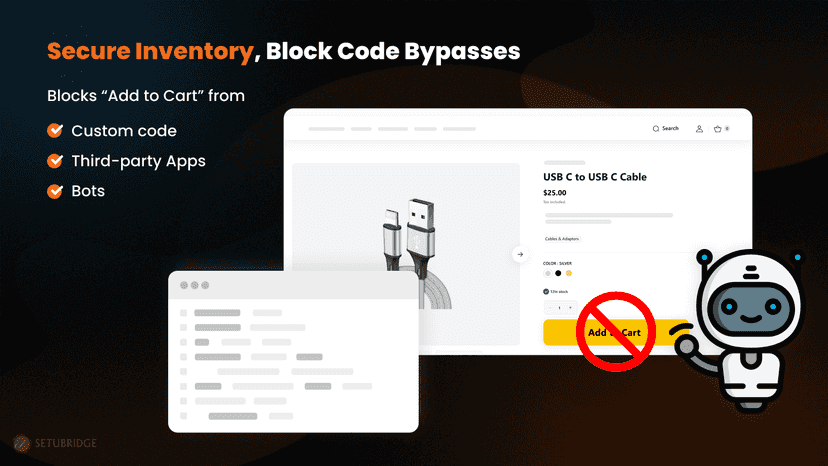 Protect coming soon product inventory from bots & code bypass