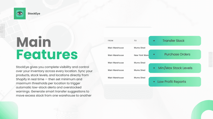 main features