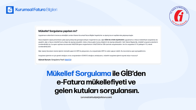 Mükellef Sorgulama