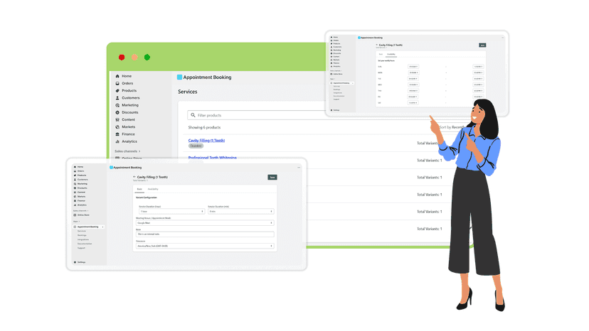 Products & Services Configuration