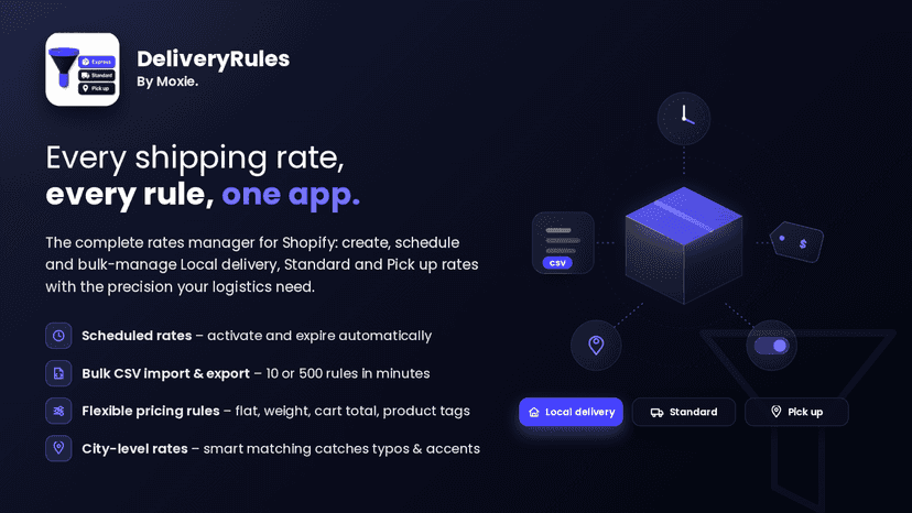 Flexible pricing rules configured around your operation