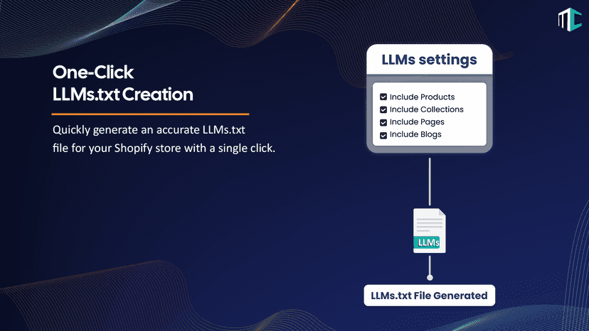 1 – One-Click LLMs.txt Creation