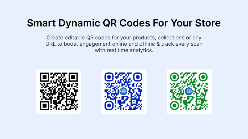 Smart Dynamic QR Codes For Your Store