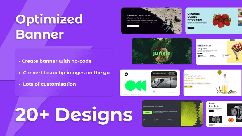 Featured image of optimized banner app