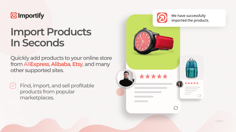 Import dropshipping products in seconds