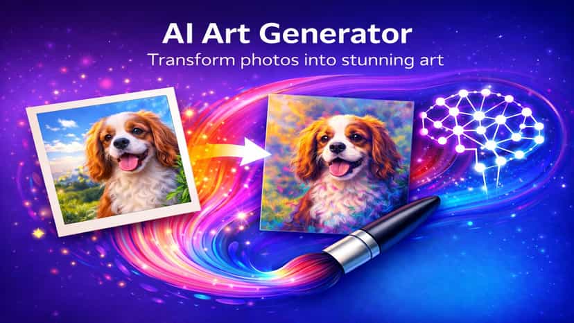 AI Art Generator transforms photos into stunning art