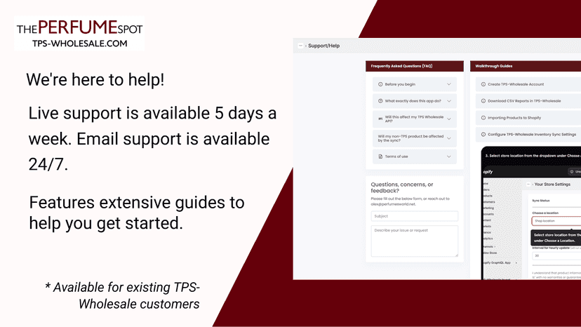 Support available to help you get started