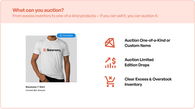 What Can You Auction With Auction Now by Raremarq