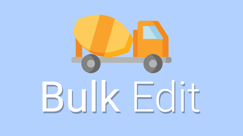 Bulk Edit for Shopify