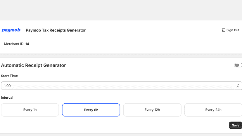 Configure filing intervals.