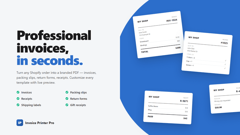 Invoice Printer Pro