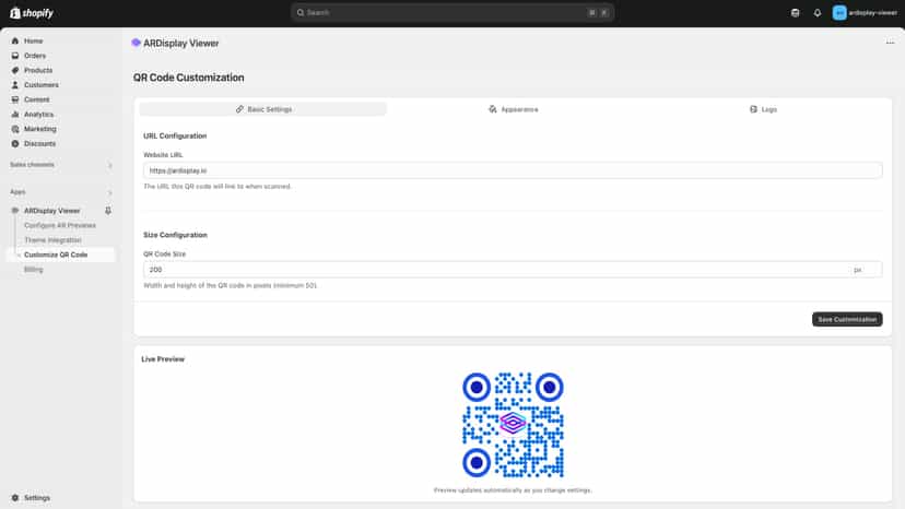Customize QR Code