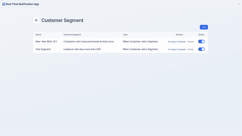 customer segment