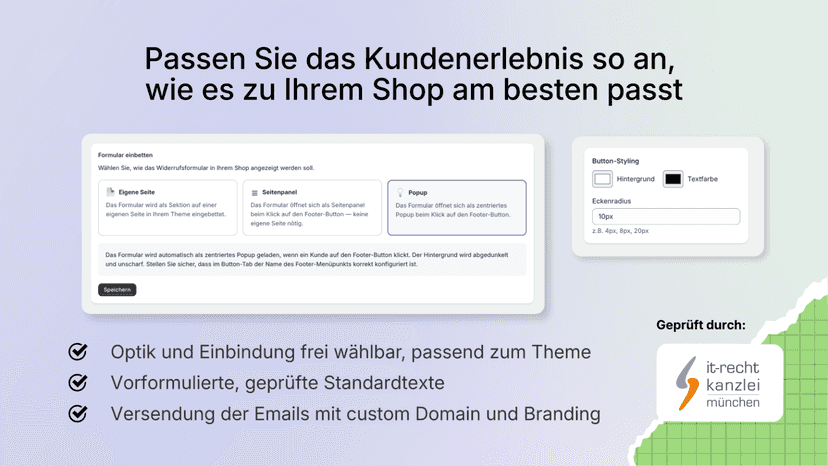 Passen Sie das visuelle Kundenerlebnis auf ihren Shop an