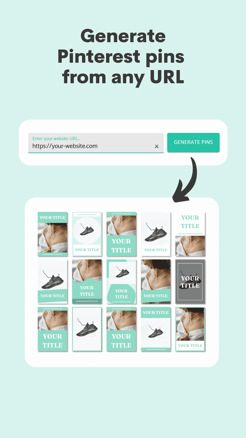 Generate pins from any URL