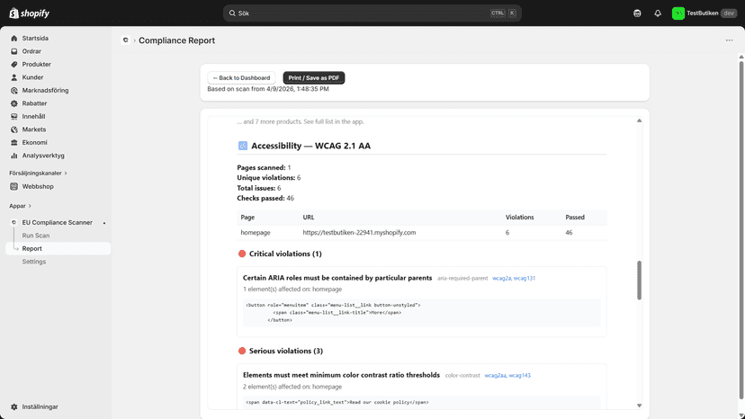 Actionable recommendations, with links and tools suggestions