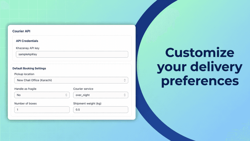 manage delivery options