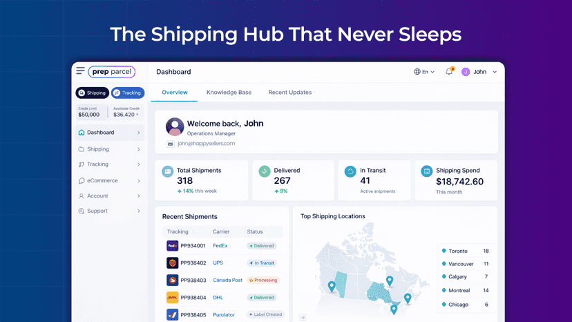 Multi carrier shipping rate comparison at checkout