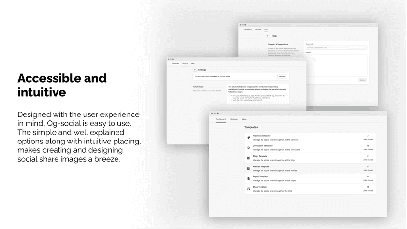 Accessible and intuitive