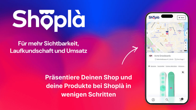 Für mehr Sichtbarkeit, Laufkundschaft und Umsatz