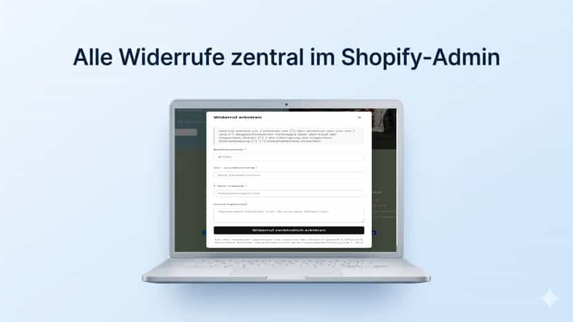 Widerruf Backend