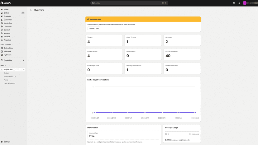 app main dashboard