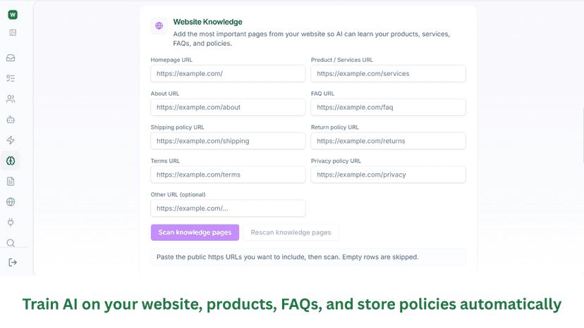 AI assistance for smarter qualification and conversation support