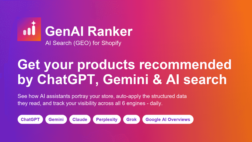 Get your products recommended by ChatGPT, Gemini & AI search