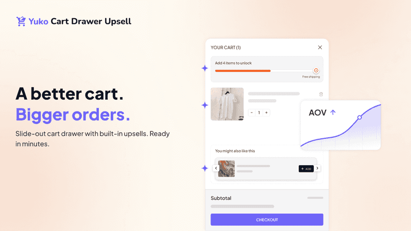 Cart Upsell with Drawer