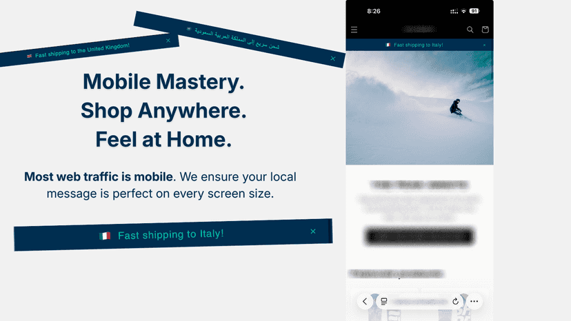 Mobile first design.