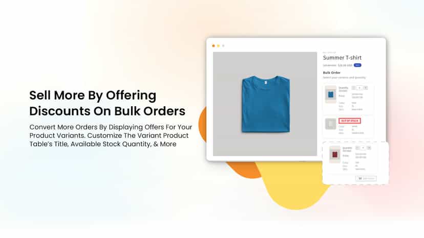 Sell more by offering discounts on bulk orders