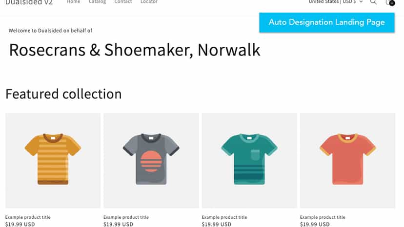 Landing page