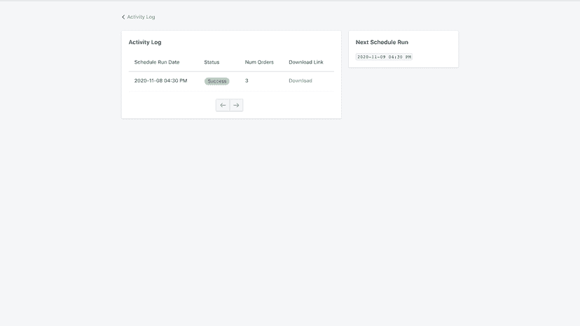 View Activity Logs