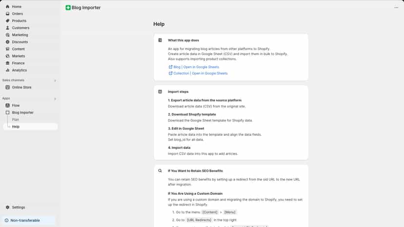 Help Page